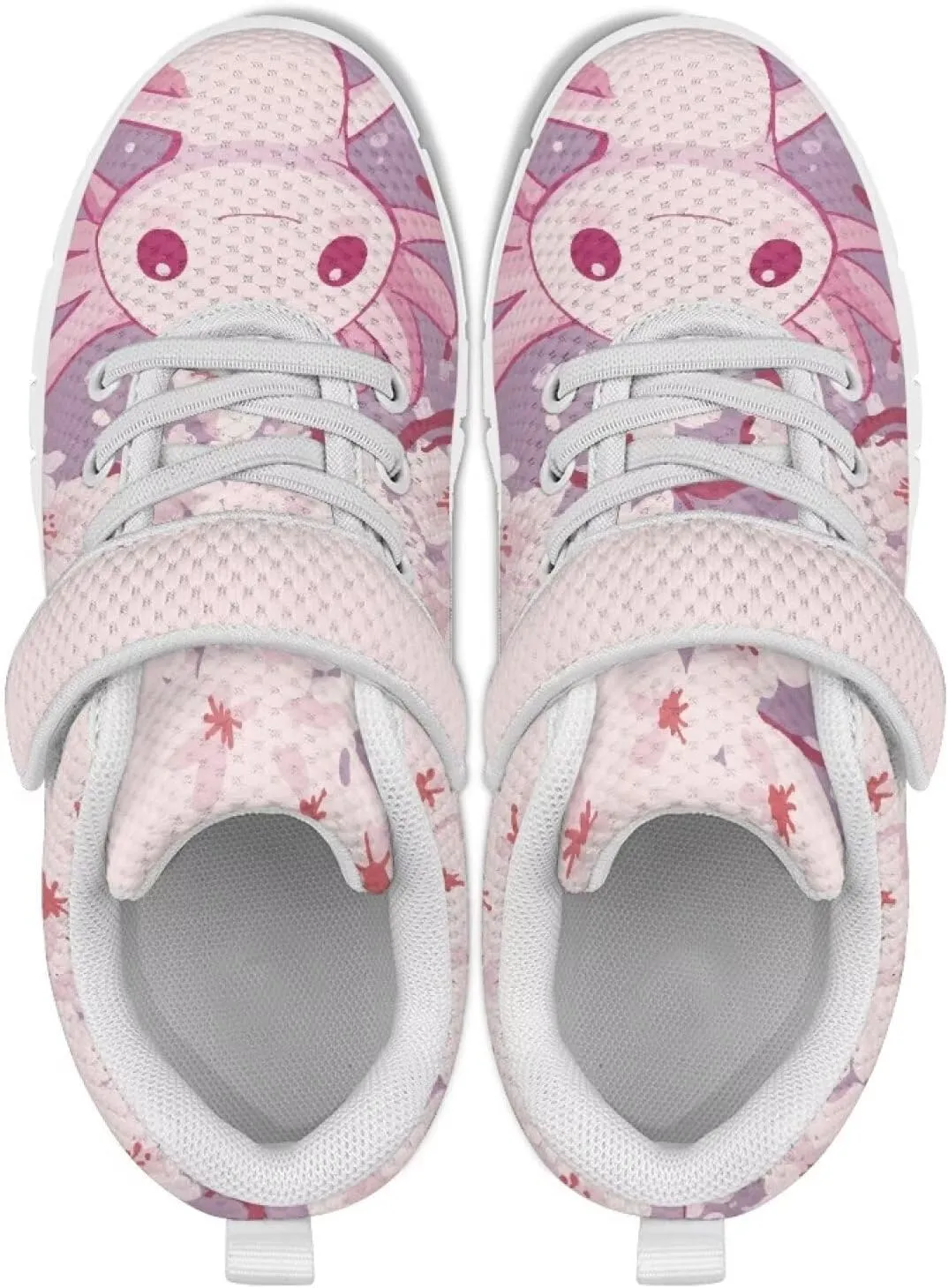 Showudesigns Athletic Tennis Shoes for Girls Kids Active Sip On Sneakers Running Gym Shoes