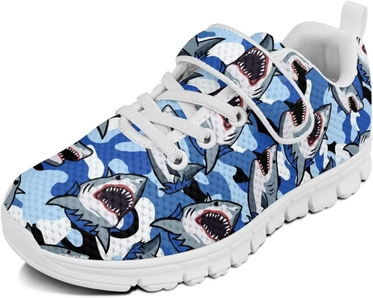 Showudesigns Athletic Tennis Shoes for Girls Kids Active Sip On Sneakers Running Gym Shoes