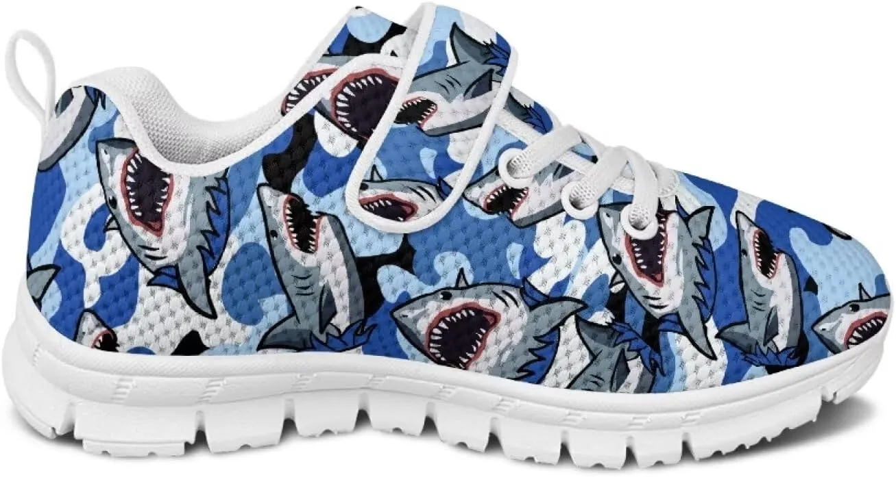 Showudesigns Athletic Tennis Shoes for Girls Kids Active Sip On Sneakers Running Gym Shoes