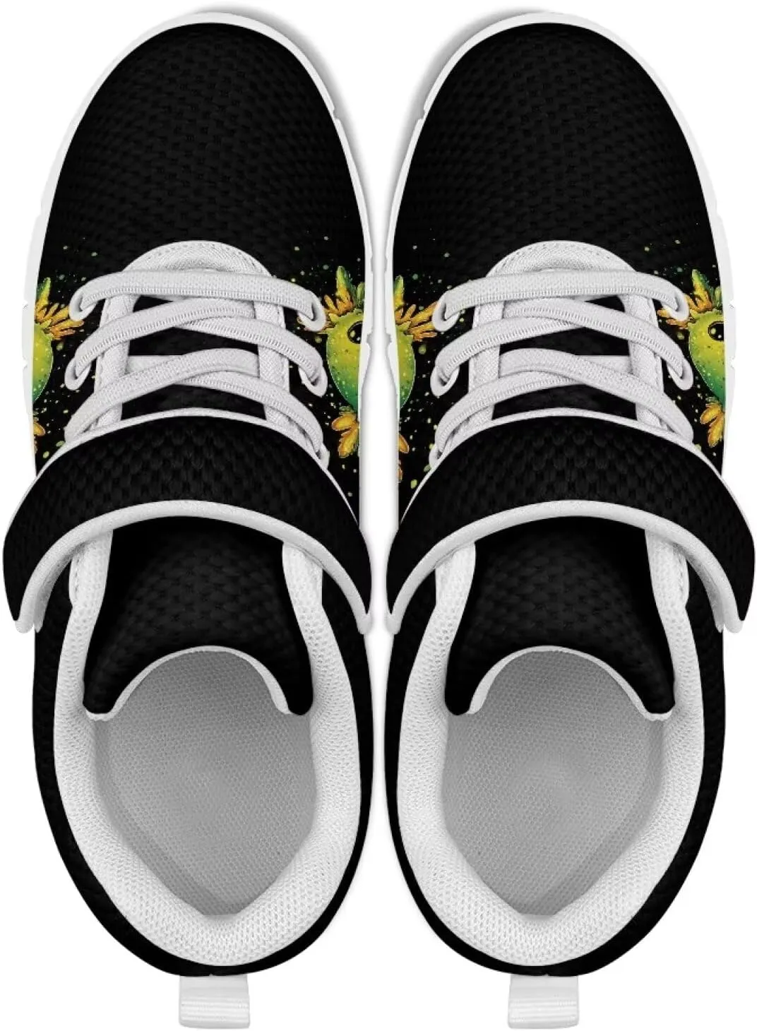 Showudesigns Athletic Tennis Shoes for Girls Kids Active Sip On Sneakers Running Gym Shoes