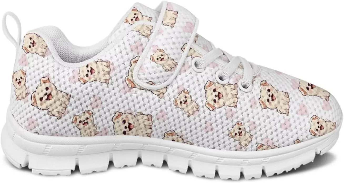 Showudesigns School Running Shoes Girls Boys Active Sneakers Kids Slip On Tennis Shoes
