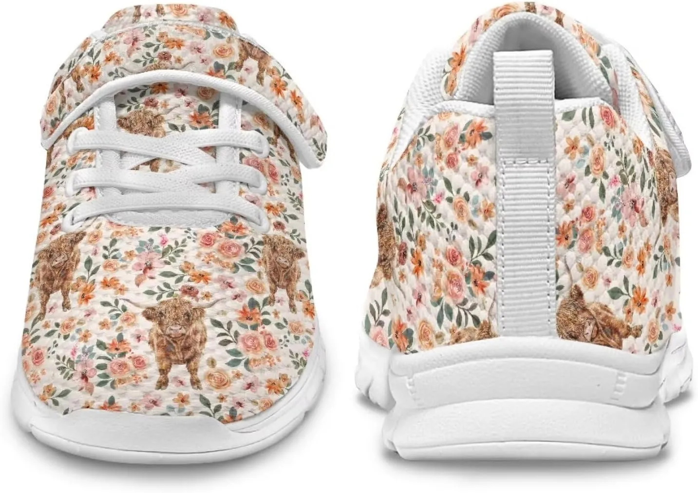 Showudesigns School Running Shoes Girls Boys Active Sneakers Kids Slip On Tennis Shoes