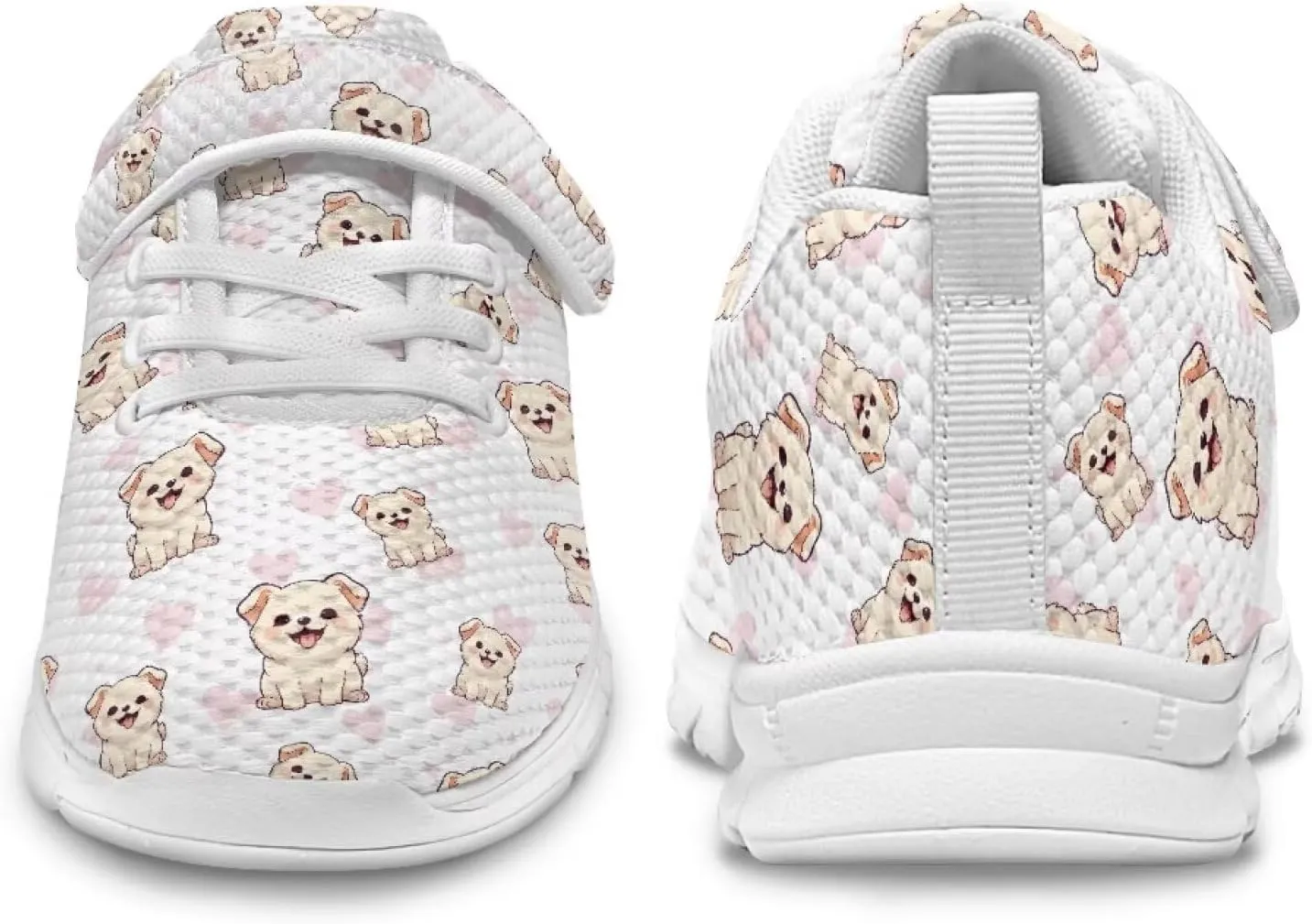 Showudesigns School Running Shoes Girls Boys Active Sneakers Kids Slip On Tennis Shoes
