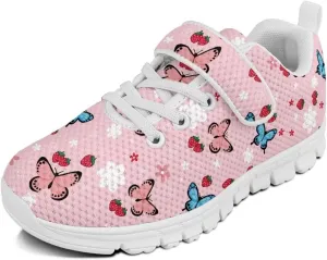 Showudesigns School Running Shoes Girls Boys Active Sneakers Kids Slip On Tennis Shoes