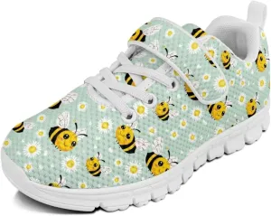 Showudesigns School Running Shoes Girls Boys Active Sneakers Kids Slip On Tennis Shoes