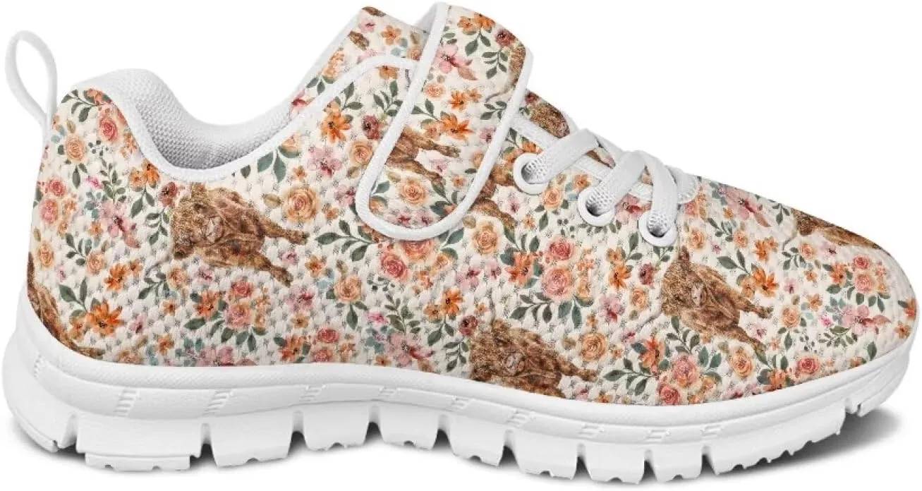 Showudesigns School Running Shoes Girls Boys Active Sneakers Kids Slip On Tennis Shoes