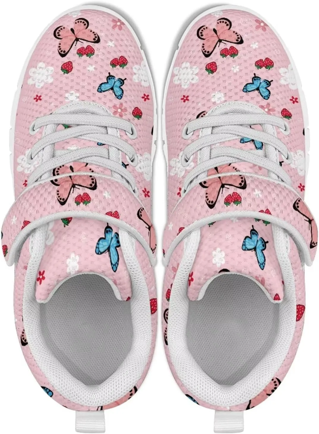 Showudesigns School Running Shoes Girls Boys Active Sneakers Kids Slip On Tennis Shoes
