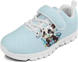 Showudesigns School Running Shoes Girls Boys Active Sneakers Kids Slip On Tennis Shoes