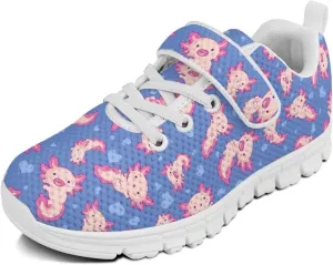 Showudesigns School Running Shoes Girls Boys Active Sneakers Kids Slip On Tennis Shoes
