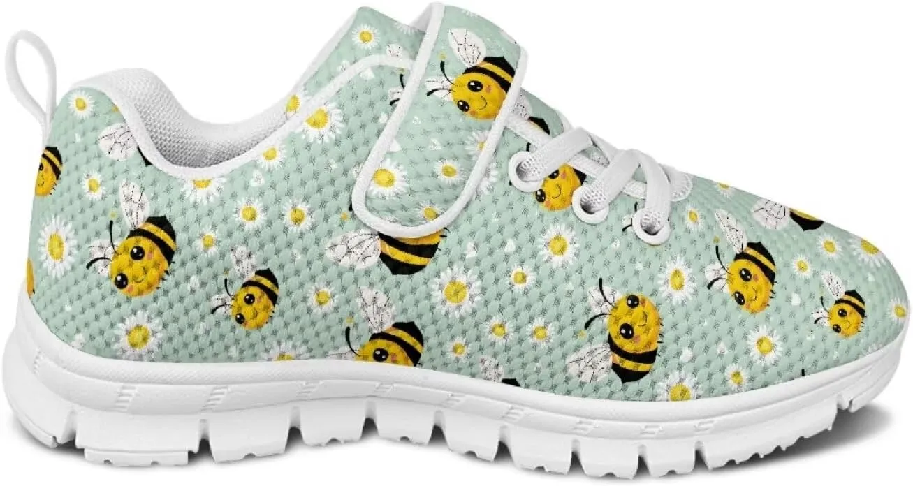 Showudesigns School Running Shoes Girls Boys Active Sneakers Kids Slip On Tennis Shoes