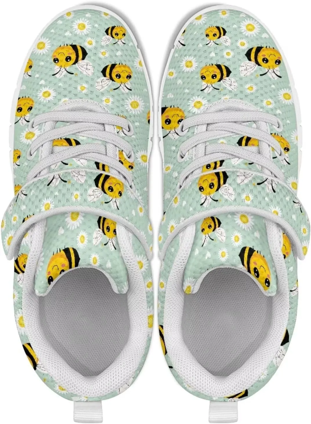 Showudesigns School Running Shoes Girls Boys Active Sneakers Kids Slip On Tennis Shoes