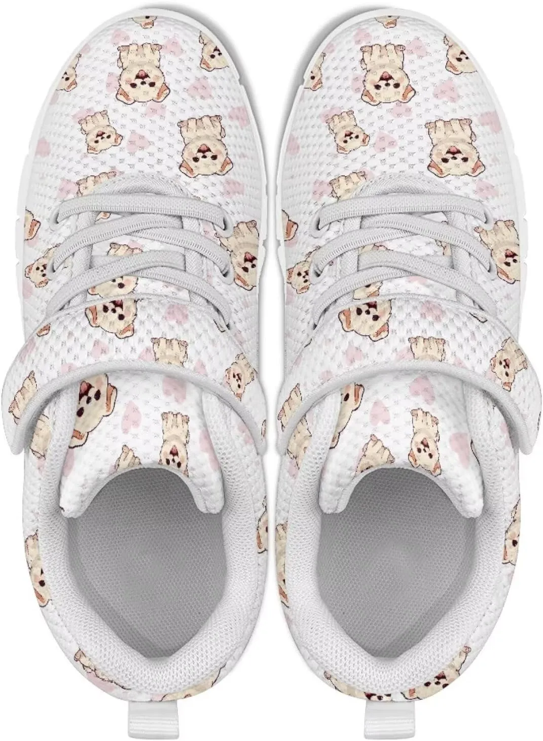 Showudesigns School Running Shoes Girls Boys Active Sneakers Kids Slip On Tennis Shoes