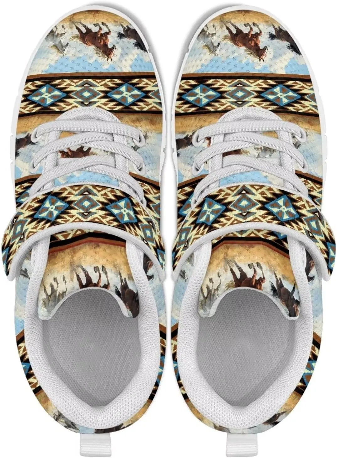 Showudesigns School Running Shoes Girls Boys Active Sneakers Kids Slip On Tennis Shoes