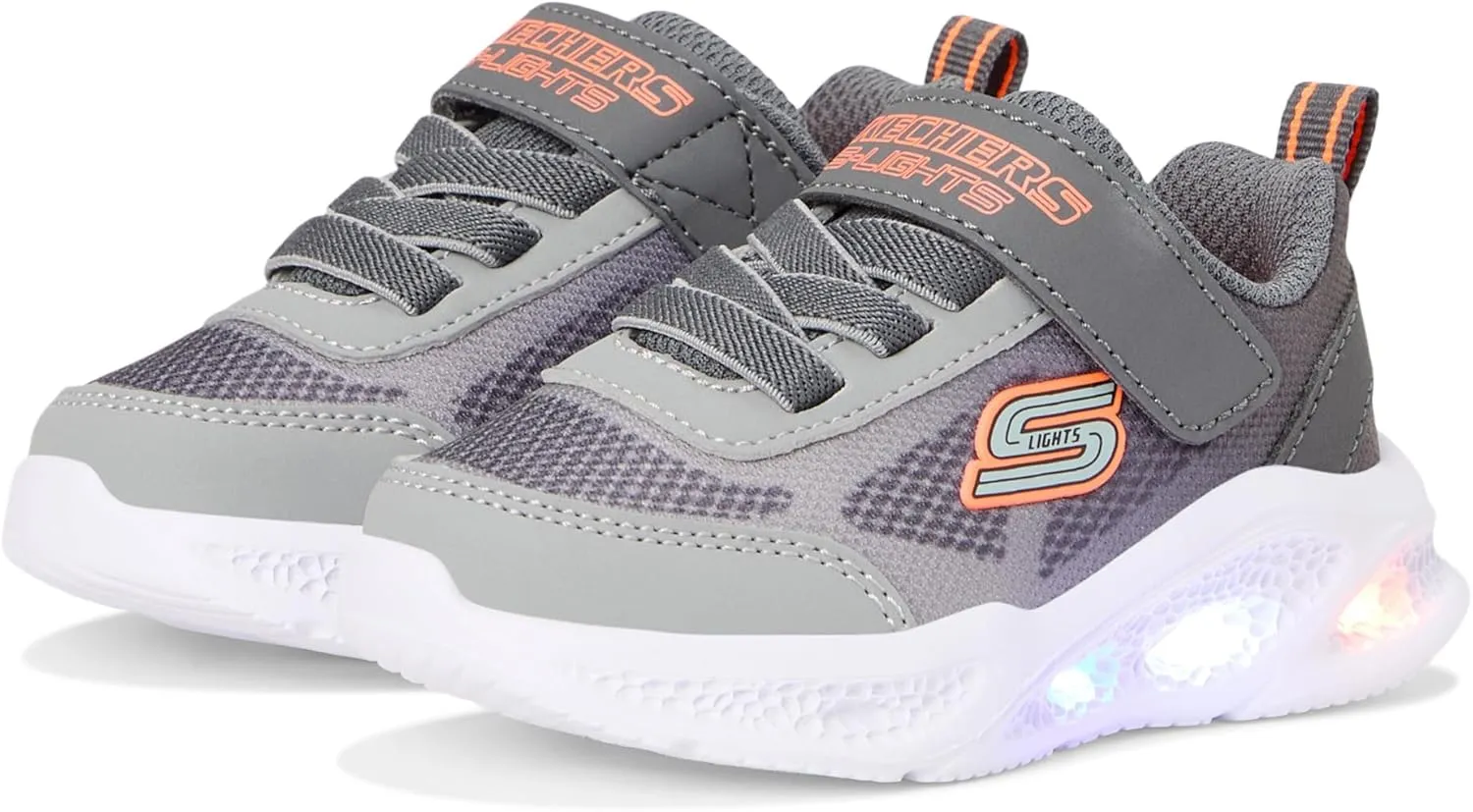 SKECHERS Boy's Meteor-Lights-krendo Sneaker