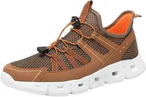 Slip on Walking Shoes for Men Comfort Memory Foam Breathable Mesh Fashion Sneakers Non Slip Travel Jogging Training Gym Shoes Wide Width