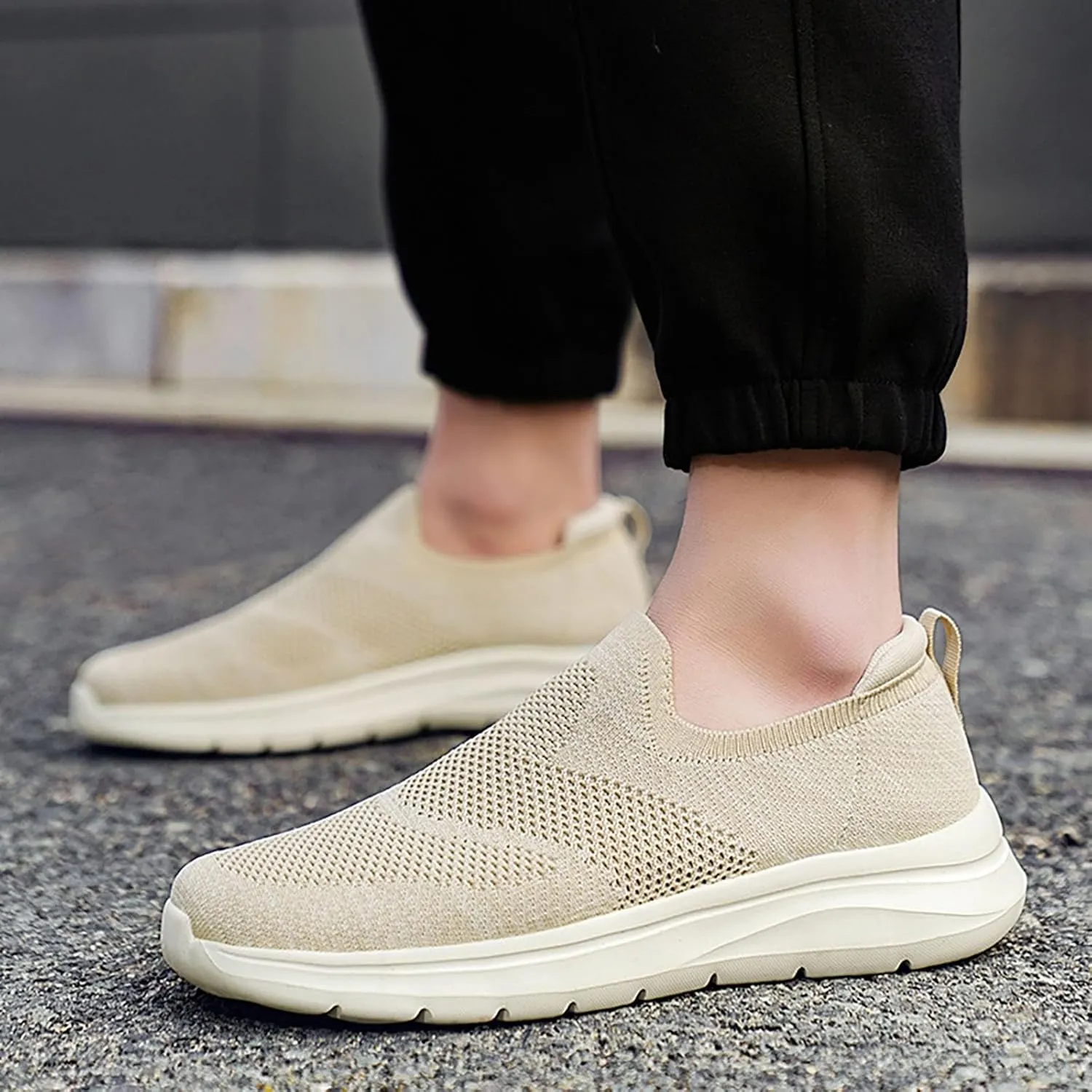 Slip On Walking Shoes for Women Fashion Mesh Casual Sport Sneakers Business Work Daily Walking Non Slip Sneakers