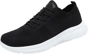Slip on Walking Shoes Men Casual Dressy Memory Foam Breathable Mesh Fashion Sneakers Non Slip Indoor Outdoor Training Gym Shoes Wide Width