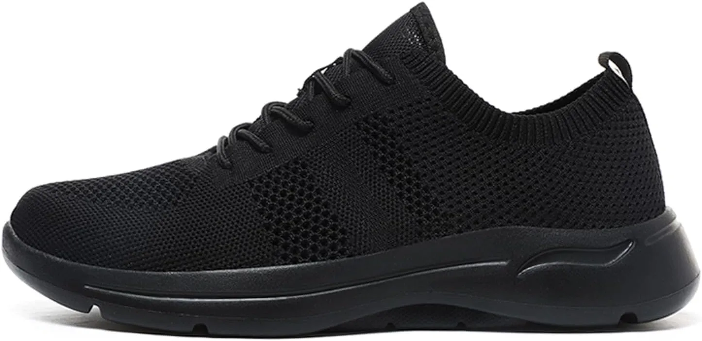Slip on Walking Shoes Men Casual Dressy Memory Foam Breathable Mesh Fashion Sneakers Non Slip Indoor Outdoor Training Gym Shoes Wide Width