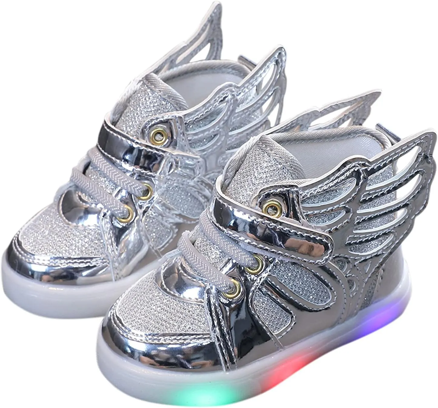 Sneakers for Girls LED Light Up Sneakers Breathable Sport Casual Shoes Kids Light Flashing Lightweight Running Shoes
