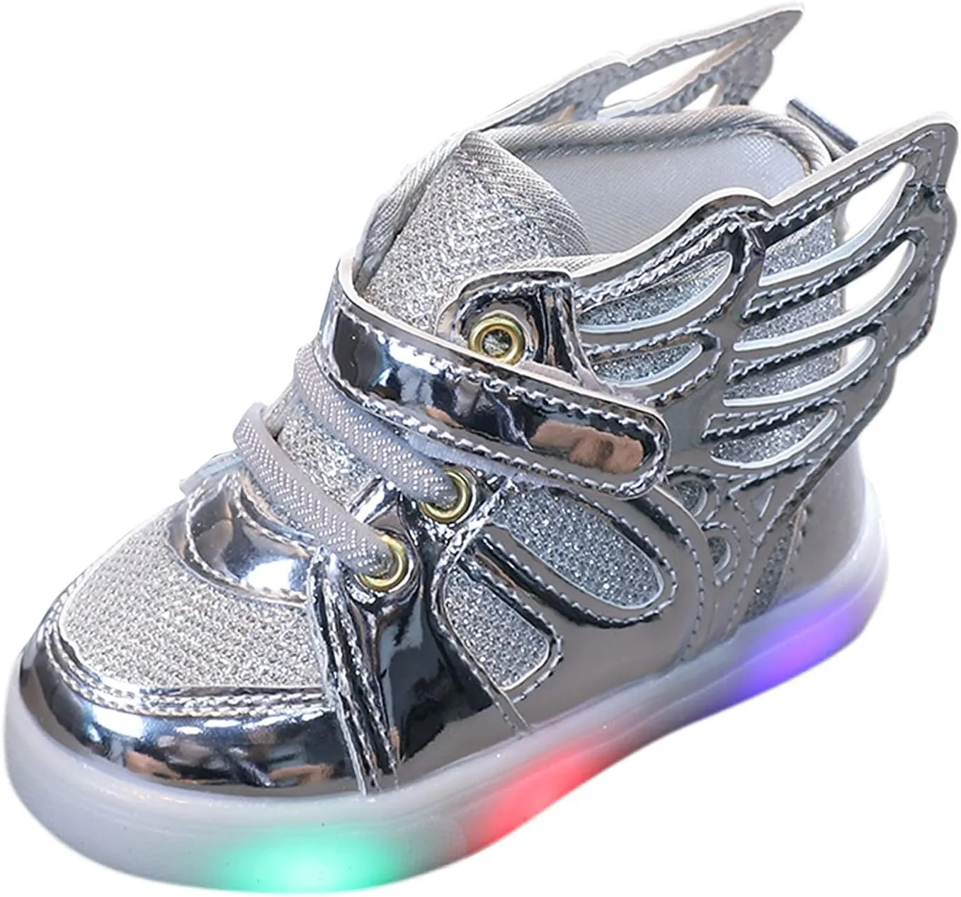 Sneakers for Girls LED Light Up Sneakers Breathable Sport Casual Shoes Kids Light Flashing Lightweight Running Shoes