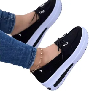 Sneakers For Women Black Pink Women's Slip On Loafers Comfortable & Lightweight Ladies Canvas Shoes Fashion Dressy Casual Summer Cute Low Top Flats Walking Sneakers