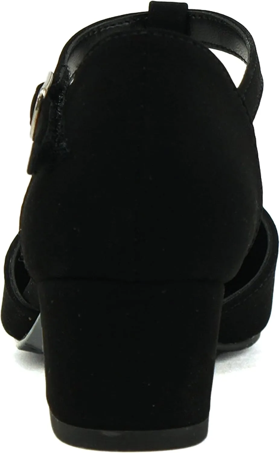 Soda Bluff-2 Kids/Children/Girls Fashion Sparkly Bling Glitter Classic T-Strap Mary Jane Block Heel Rounded Shoes
