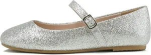Soda Hookup-2 Kids/Children/Girls Fashion Classic Mary Jane Flat Rounded Ballet Shoes
