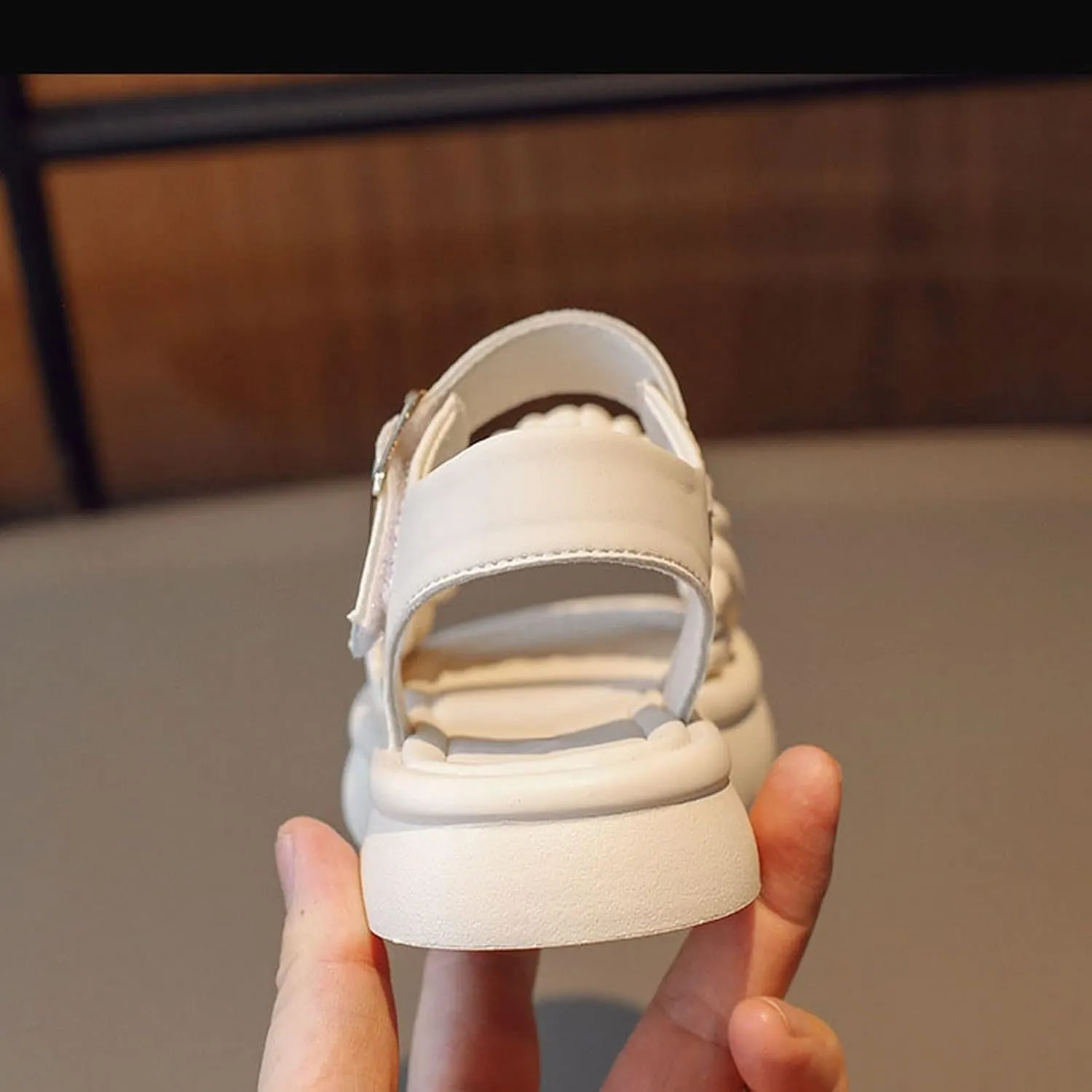 Summer Children's Beach Shoes Anti Slip Soft Sole Breathable Wedge Flatform Open Toe Cute Girls' Sandals KIDS Flip Flops for Girls