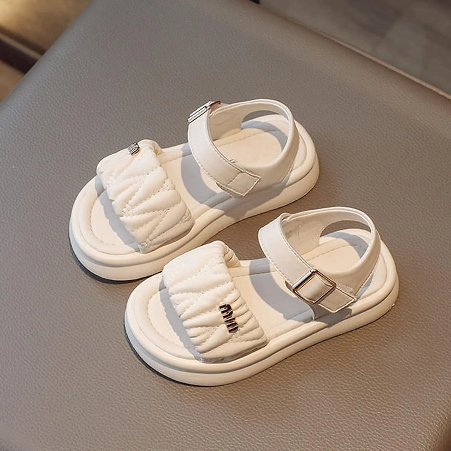 Summer Children's Beach Shoes Anti Slip Soft Sole Breathable Wedge Flatform Open Toe Cute Girls' Sandals KIDS Flip Flops for Girls
