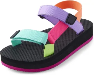 The Children's Place Girl's Sporty Sandals with Adjustable Straps