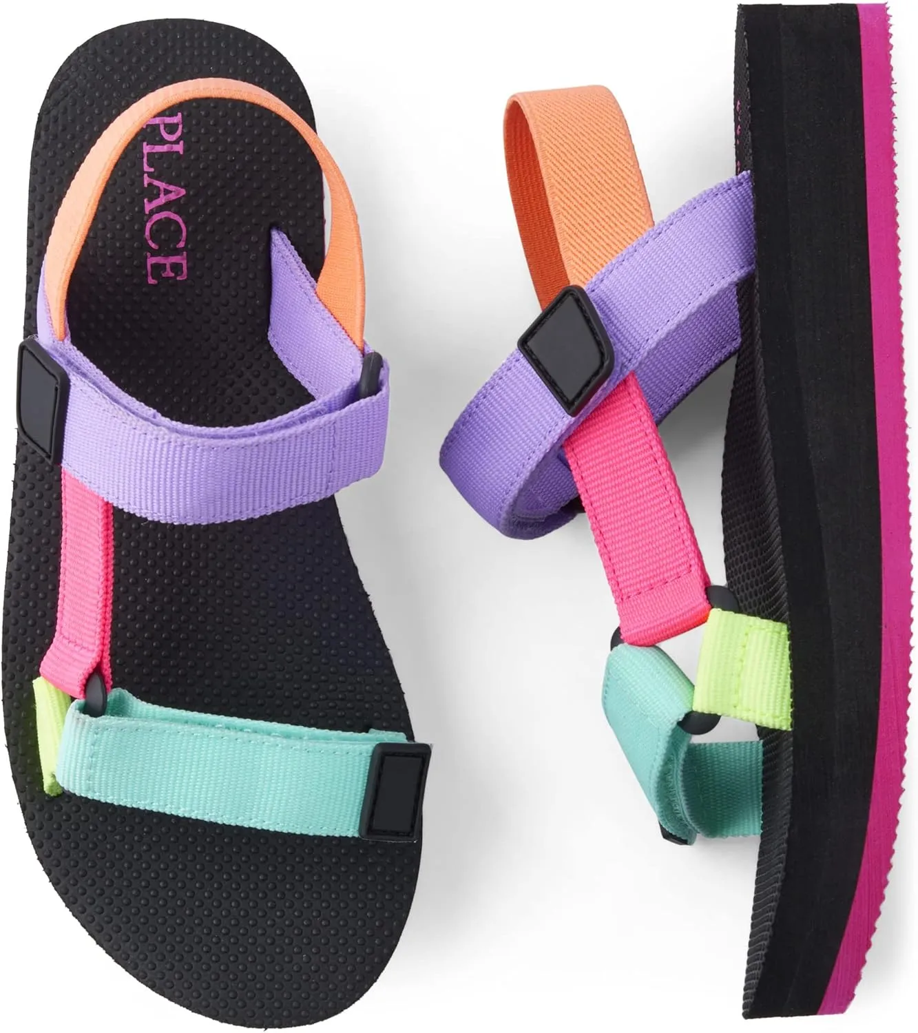 The Children's Place Girl's Sporty Sandals with Adjustable Straps