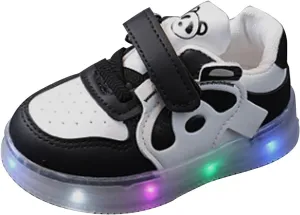 Toddler Boys Girls Light Up Shoes Little-Kids Flashing Soft Bottom Breathable Sport Shoes Children Luminous Trainer