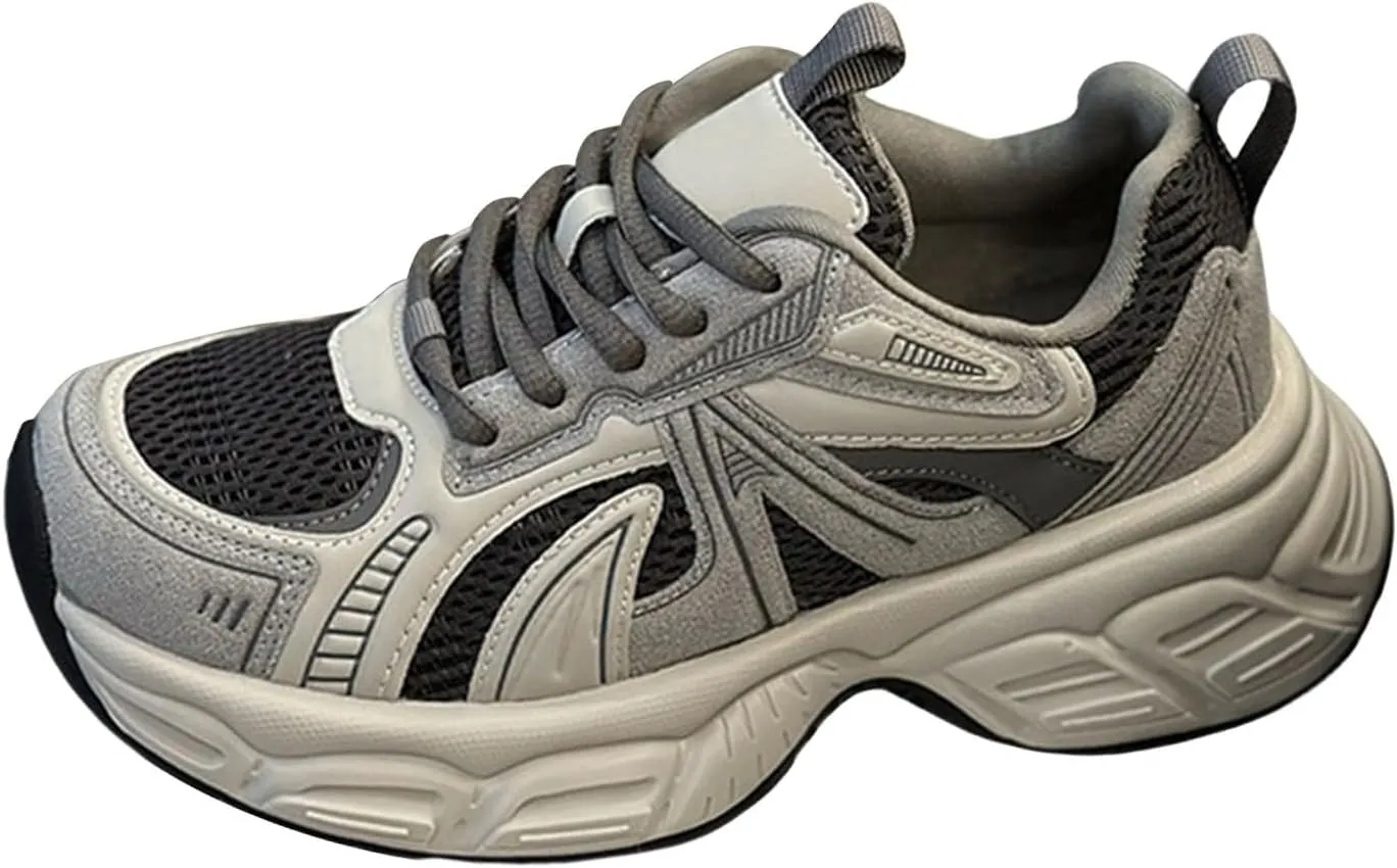 Toddler Mesh Breathable Sport Shoes Boys Kids Outdoor Running Sport Shoes Casual Retro Lace-Up Non Slip Breathable Shoes