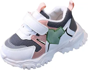Toddler Open Toe Sneakers Mesh Non Slip Sport Shoes Baby Boys Memory Foam Breathable Spring Casual First Walking Shoes