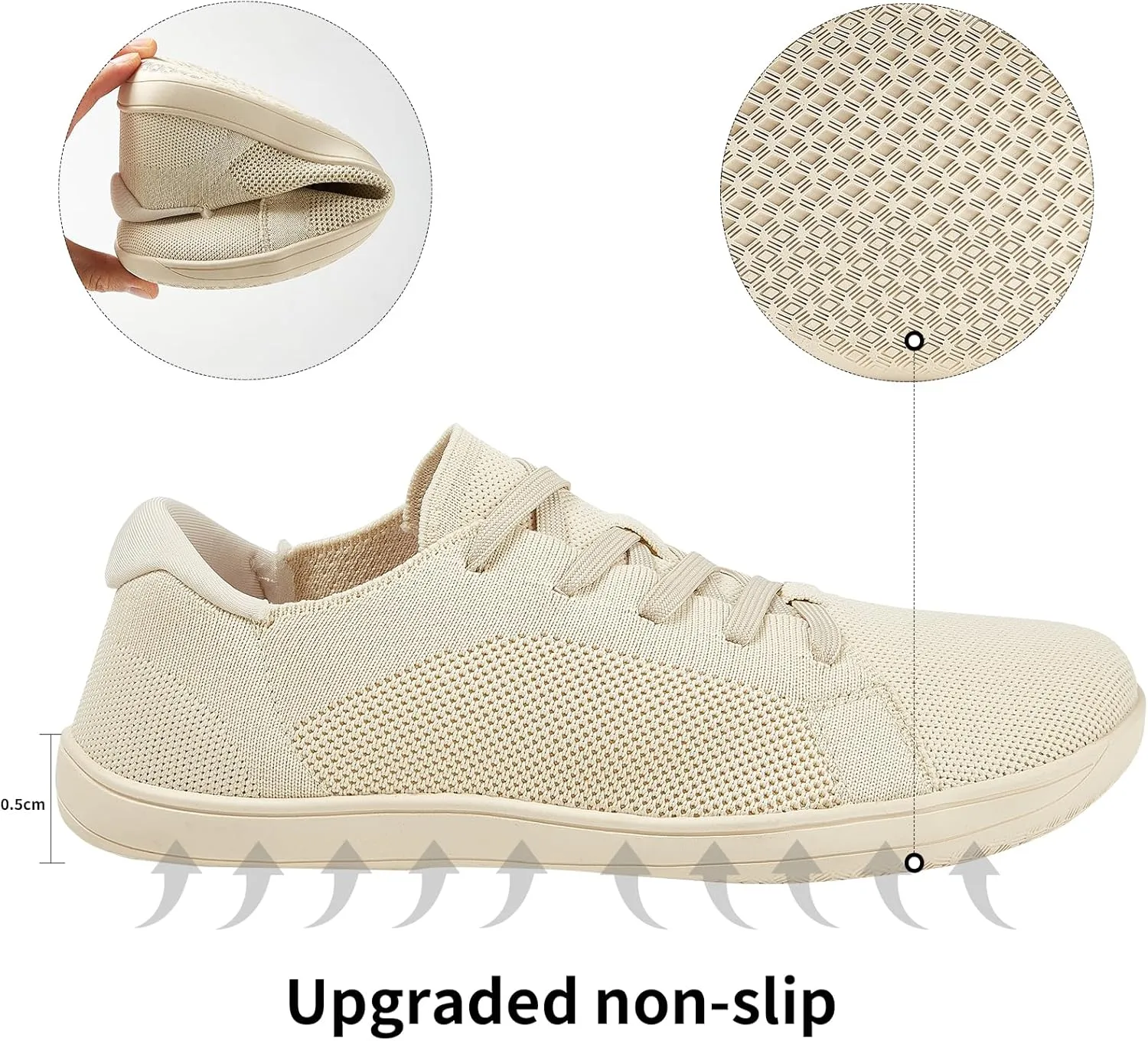Unisex Barefoot Water Shoes Beach Simple Walking Shoes | Zero Drop/Wide Fashion Sports Shoes