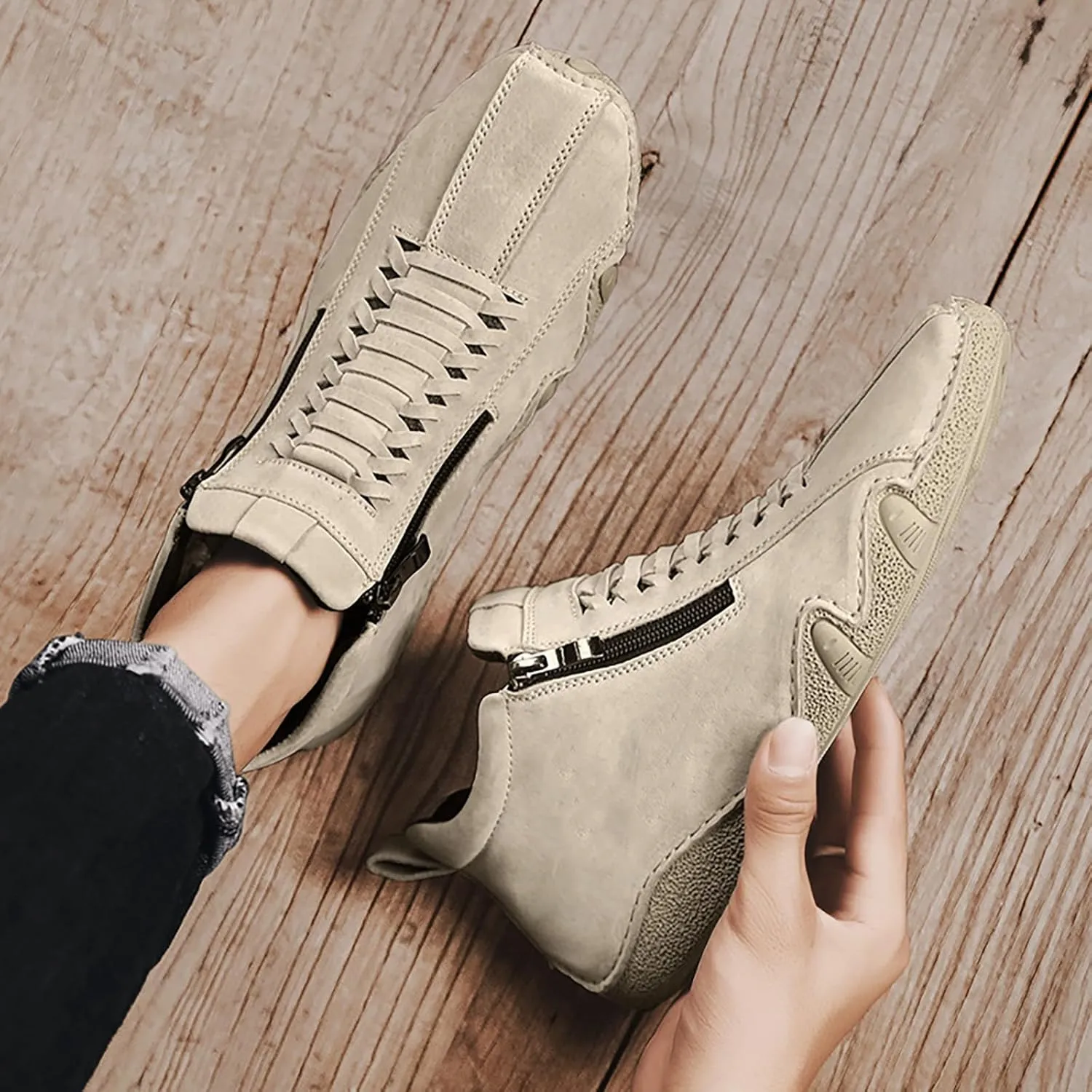 White Sneakers Men White Shoes for Men Men's Casual Slip-on Loafers Wide Toe Box Trendy Casual Men's Loafers & Slip-Ons Black Sneakers for Women