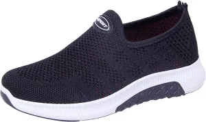 Women Casual Slip On Shoes Comfortable Walking Sneakers Lightweight Canvas Flats Non Slip Breathable Loafers