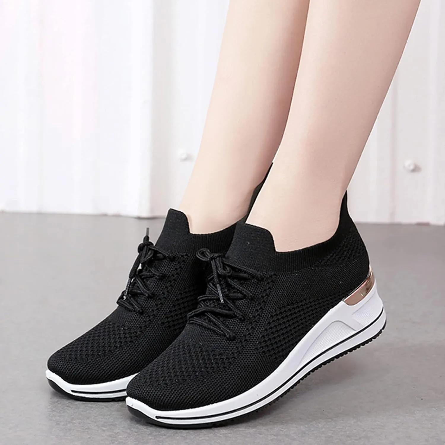 Women Casual Slip On Sneakers Lightweight Walking Shoes Comfortable Canvas Flats Non Slip Breathable Loafers