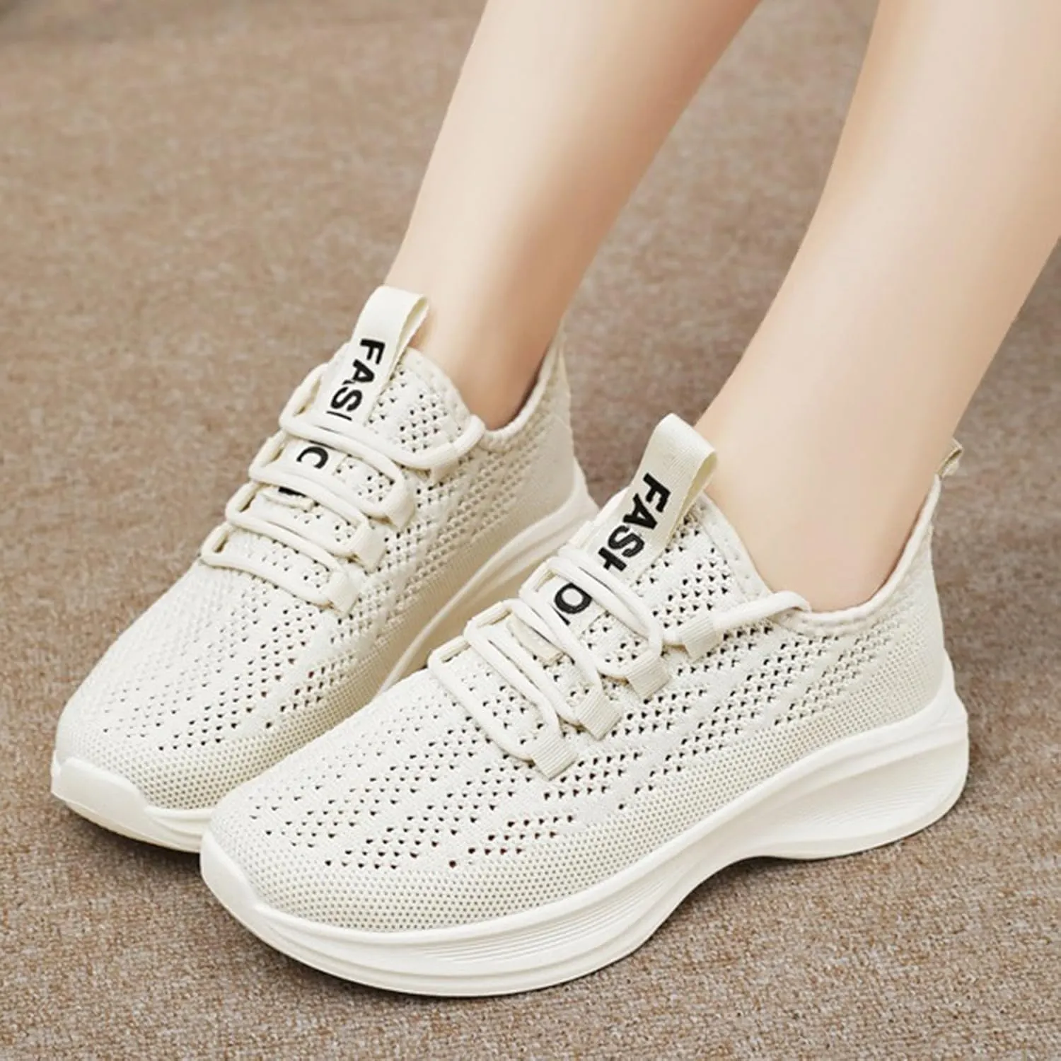Women Lightweight Mesh Sneaker Breathable Running Cloud Soft Sole Non Slip Sports Athletic Tennis Trainer Shoes