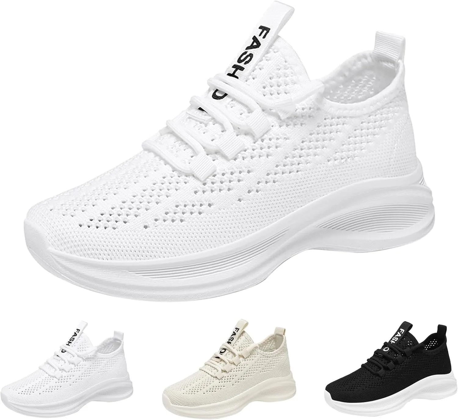 Women Lightweight Mesh Sneaker Breathable Running Cloud Soft Sole Non Slip Sports Athletic Tennis Trainer Shoes
