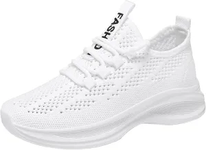 Women Lightweight Mesh Sneaker Breathable Running Cloud Soft Sole Non Slip Sports Athletic Tennis Trainer Shoes