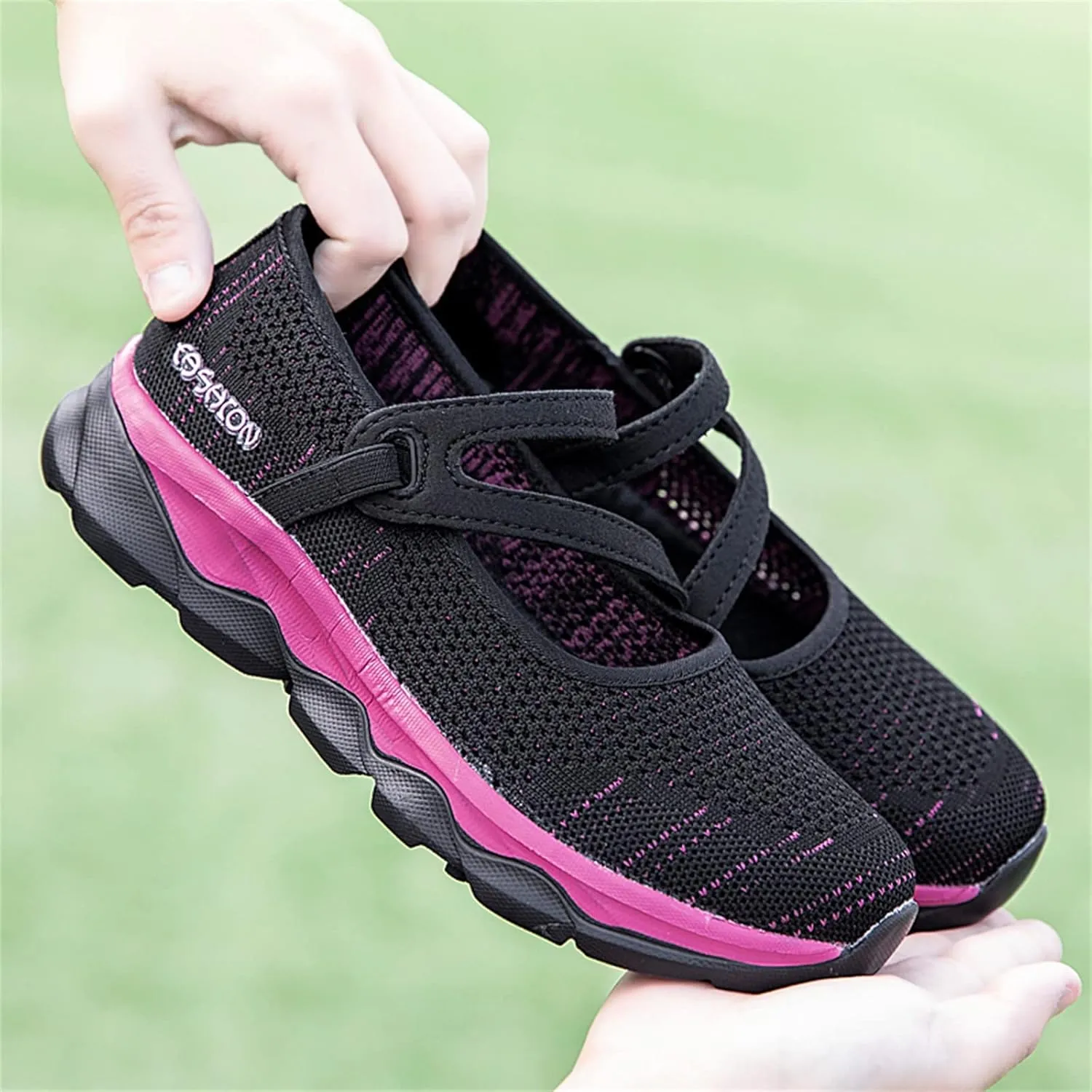 Womens Breathable Slip On Shoes Casual Comfortable Walking Sneakers Lightweight Canvas Flats Non Slip Loafers