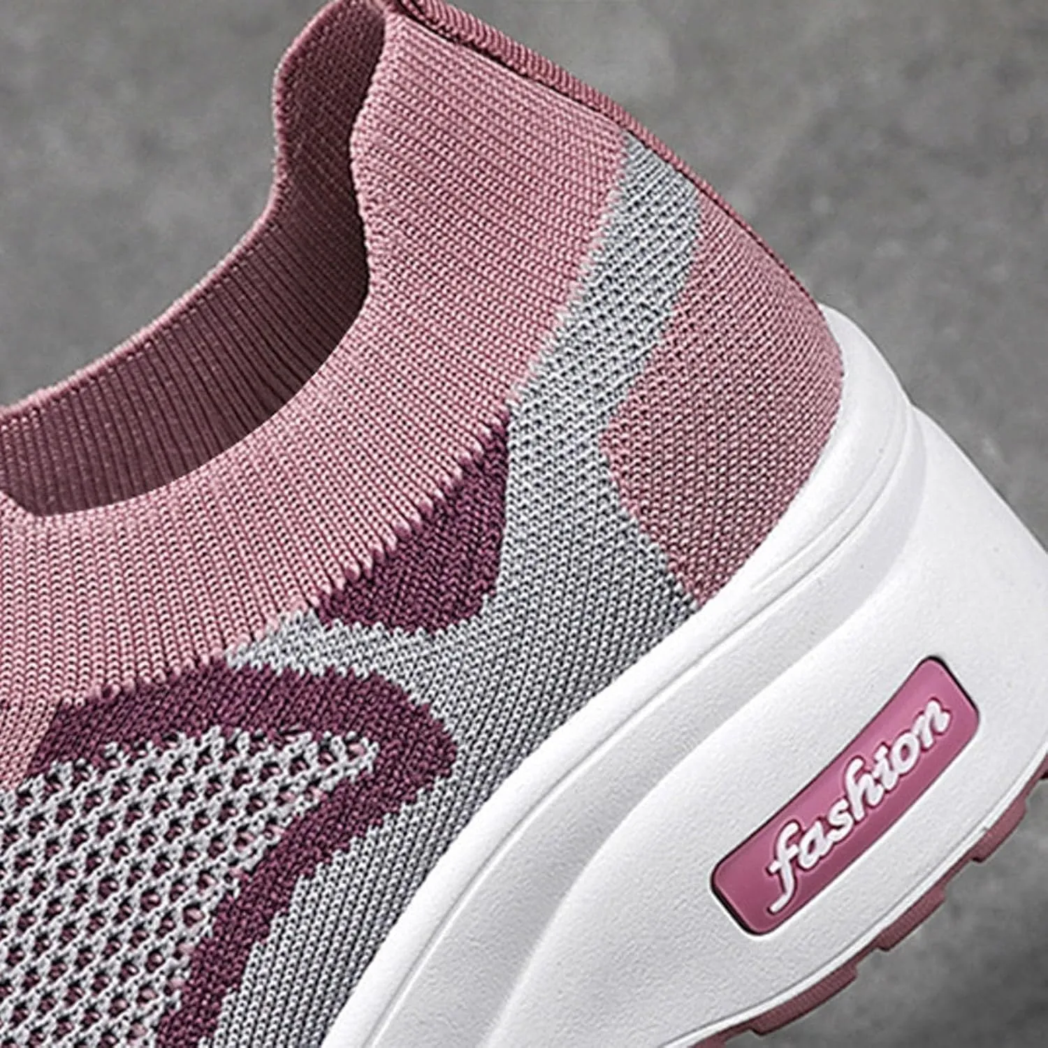 Women's Casual Breathable Mesh Sneakers Breathable Mesh Slip on Walking Shoes Comfortable Running Tennis Shoe