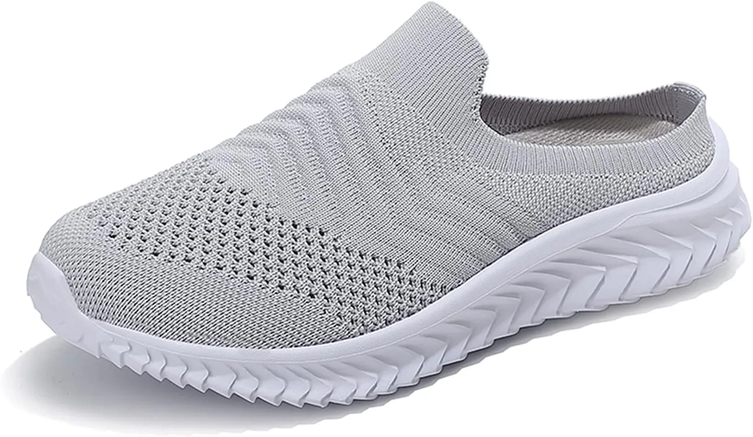 Women's Casual Slip on Half Shoes Breathable Slip On Shoes Women Mesh Breathable White Casual Shoes Black Sneakers Waterproof Tennis Shoe Casual Loafers