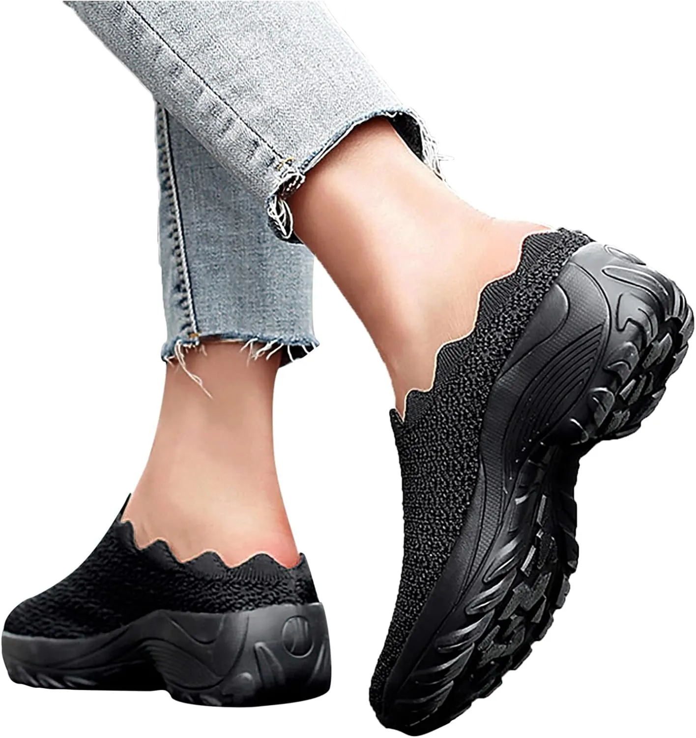Womens Fashion Sneakers Orthopedic Mesh Walking Shoes 2025 Solid Color Casual Summer Lace-up Breathable Closed Toe Slingback Outdoor Comfortable Daily Casual Shoe
