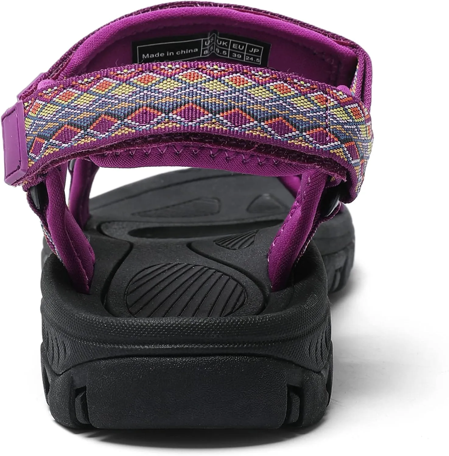 Women's Hiking Sport Sandals Water Outdoor Athletic Shoes With Arch Support Adjustable Velcro Beach Shoes