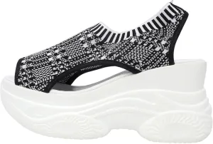 Women's Peep Toe Platform Sneakers Summer Athletic Sport Walking Sandals Arch Support Comfy Orthotic Sandal Slip Ons