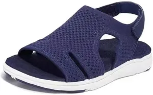 Womens Sandals Comfortable Dressy Wedge Platform Sandals Ankle Strap Summer Casual Beach Walking Orthopedic Shoes