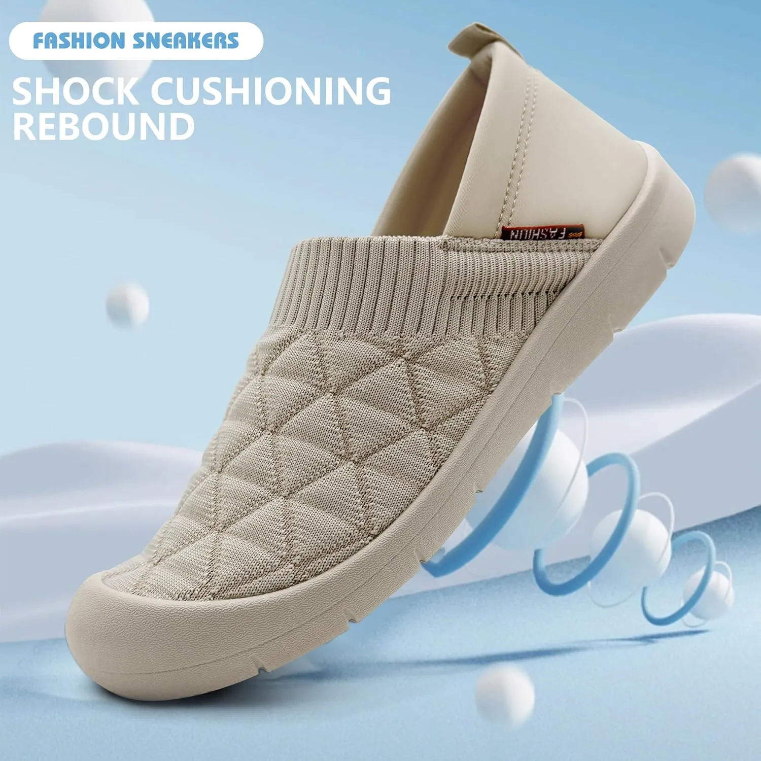 Womens Shoes Casual Slip Ons Fashion Sneakers Comfortable Flats Breathable Tennis Walking Footwear