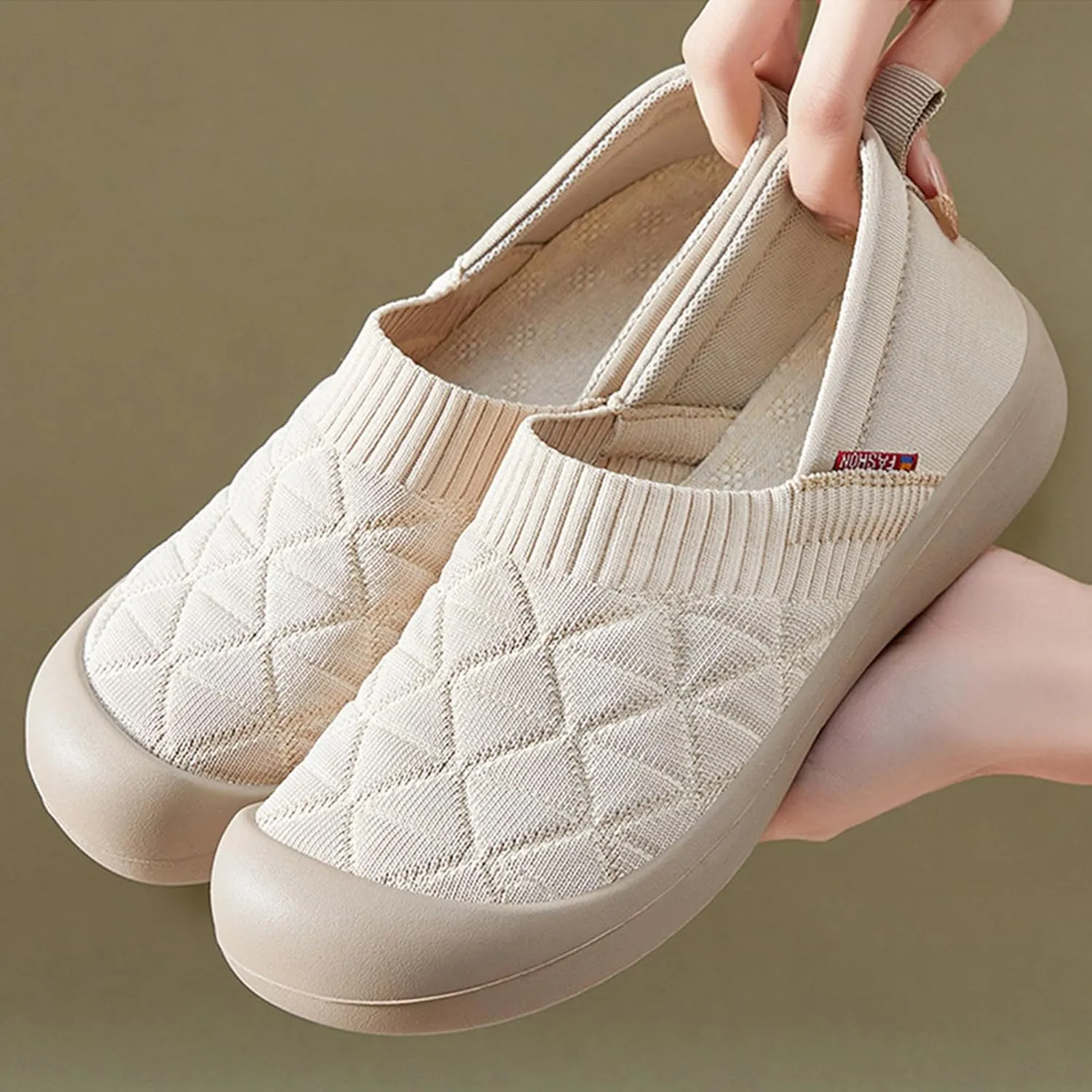 Womens Shoes Casual Slip Ons Fashion Sneakers Comfortable Flats Breathable Tennis Walking Footwear